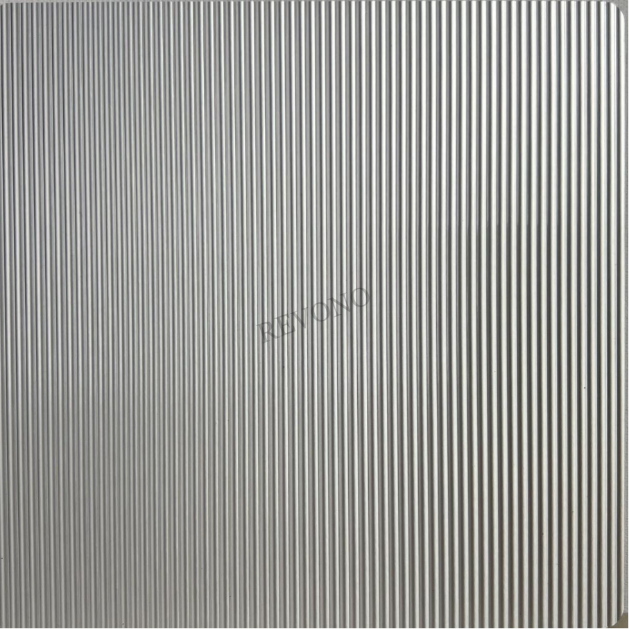 Bamboo Charcoal Fiberboard FS-DZ217 Changhong-stripe Bright Silver