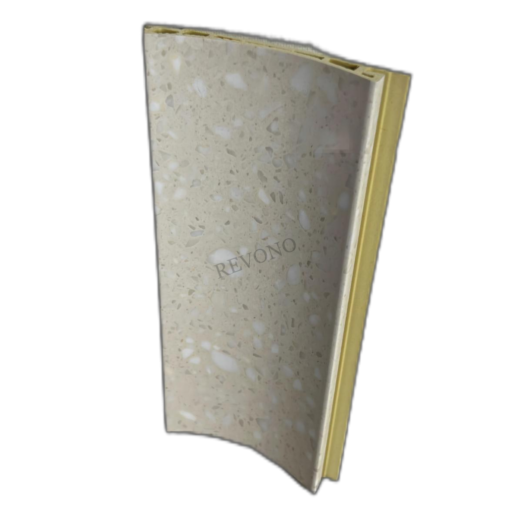 80 banboo semiarc plank FS-DZ029 Terrazzo White