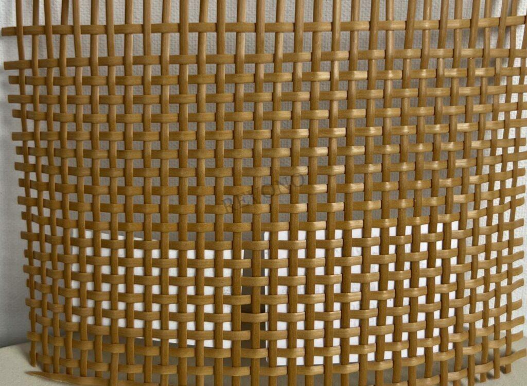 塑藤四眼咖色 Plastic rattan four eyes coffee color