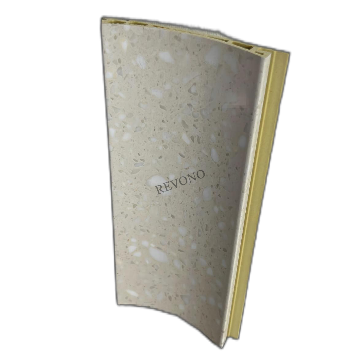 80 banboo semiarc plank FS-DZ029 Terrazzo White