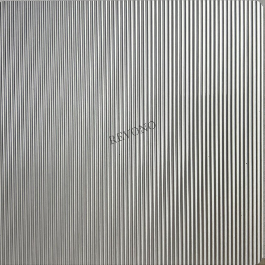Bamboo Charcoal Fiberboard FS-DZ217 Changhong-stripe Bright Silver