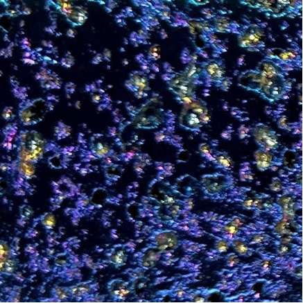 High-heat electroplated volcanic Electroplating hole stone-dazzling