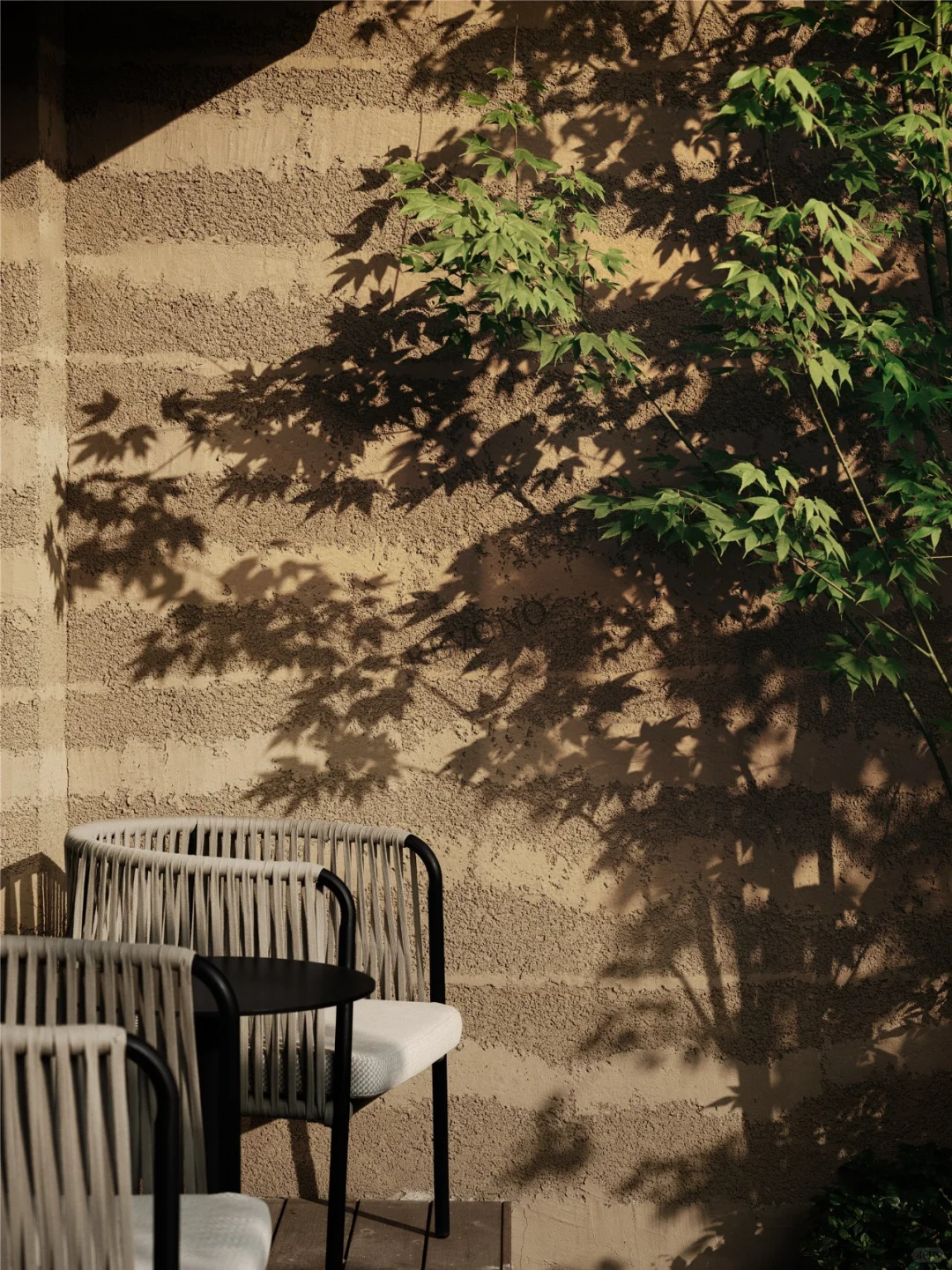 酒店一景丨夯土院墙___ 夯土墙面1705719204223_go8fng3j