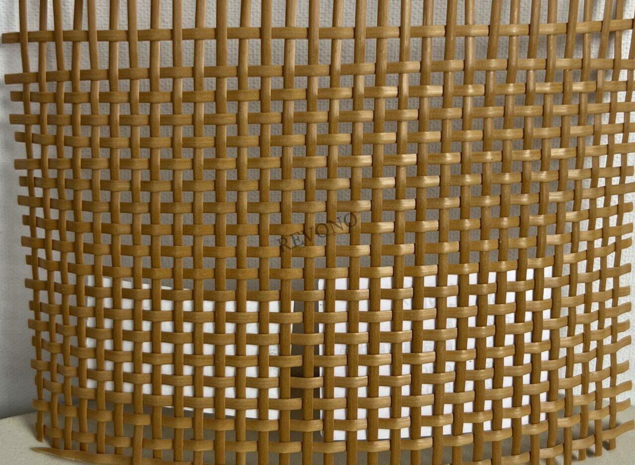 塑藤四眼咖色 Plastic rattan four eyes coffee color